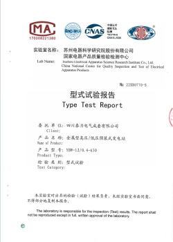 产品检测报告